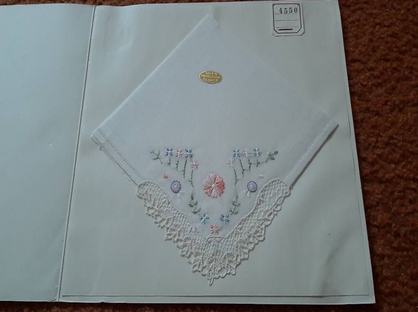  altes Taschentuch MADE IN SWITZERLAND 5