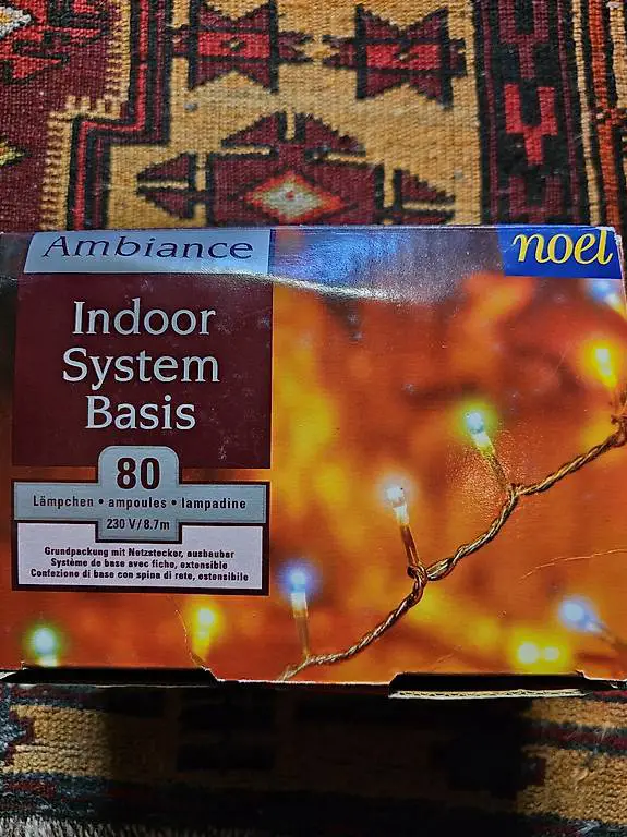 Lichterkette mit verschiedenen Farben neu