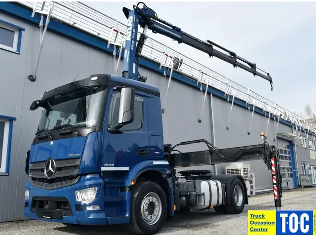 MERCEDES-BENZ, Actros 1843 L E6 Retarder Kran Atlas, Sattelkupplung