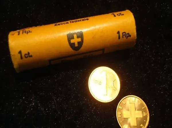 1 Rolle 1 Rappen 1983