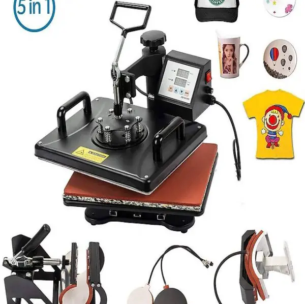  5 IN 1 Transferpresse Tassenpresse Textilpresse