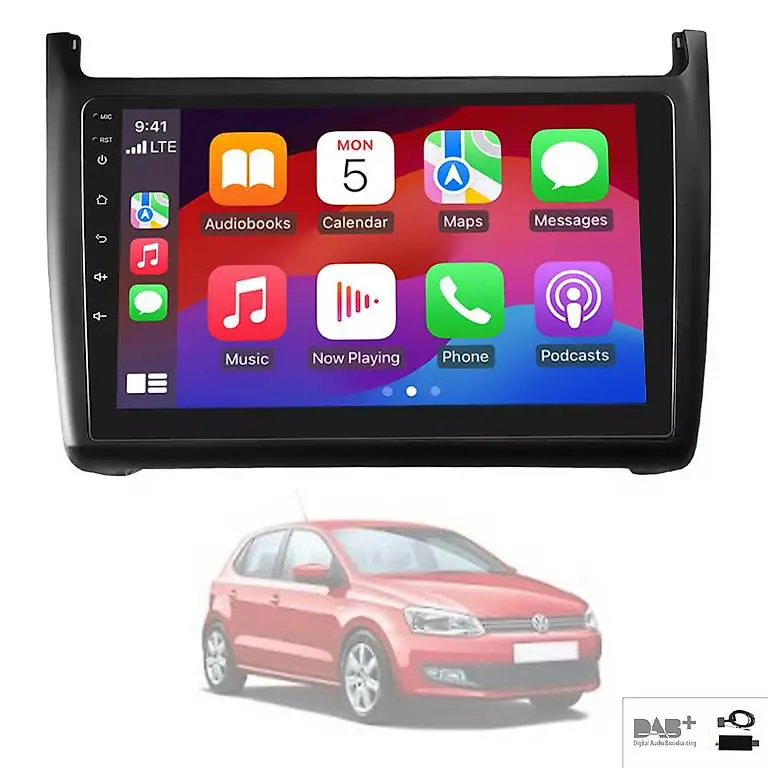 Autoradio Vw Polo DAB+ Carplay 4G Android Bluetooth Navi