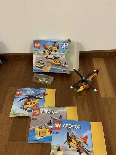 Lego Creator Schiff Helikopter und Flugzeug