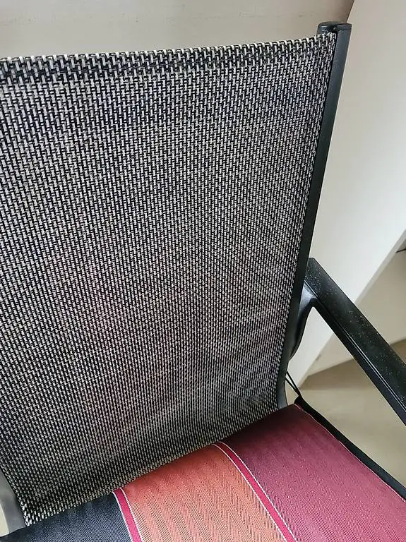 2 Gartenstühle / Balkonstühle mit Polster