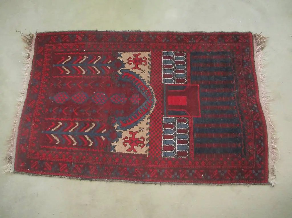 Teppich tapis 75 x 114 cm Hamadan (? ) Perser Orient