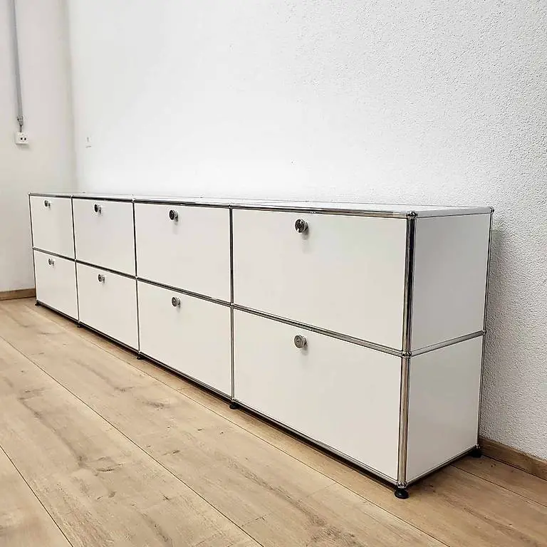 USM Haller Sideboard Reinweiss 4x2
