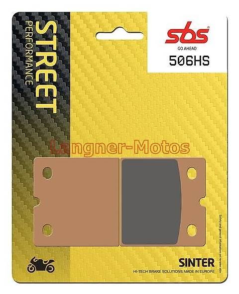 bremsbelag sbs 506 hs street sinter bmw k1200 bmw r80 guzzi