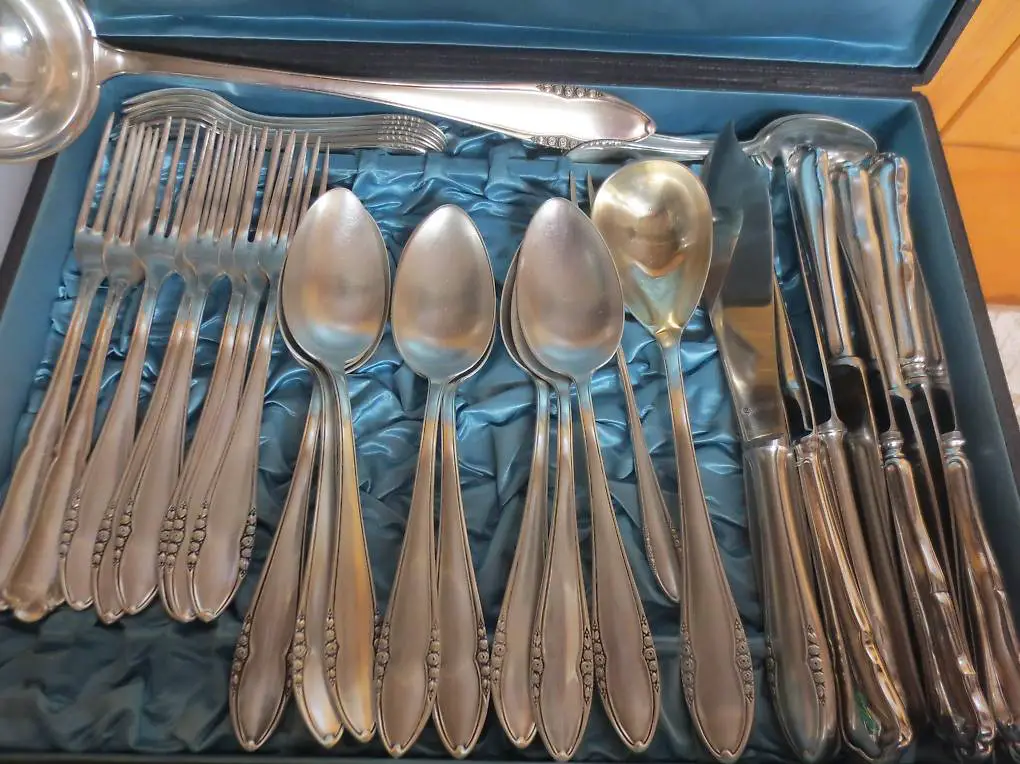 Wellner Tafelsilber 40 Teile 90/ 5