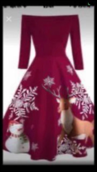 Neues Weihnachtskleid grosse Grösse