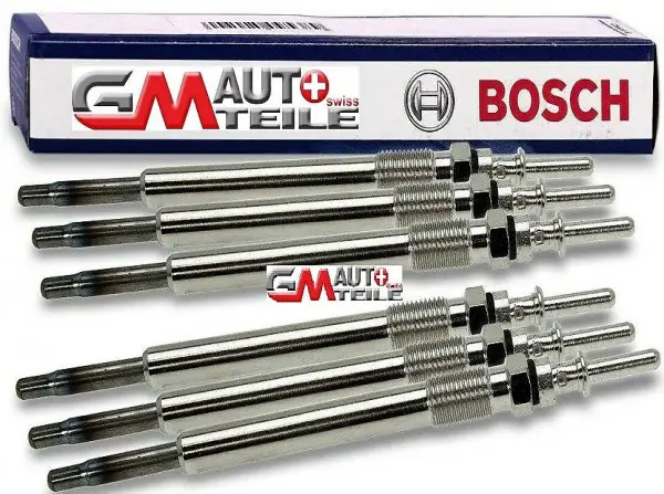  6x Original BOSCH GLP202/GLP202-HS Glühkerze