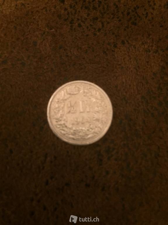 Silber Münze 50 Rp. 1964