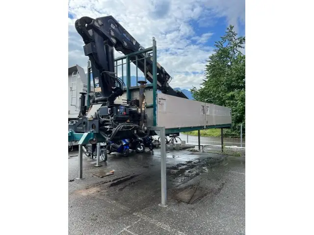 HMF, HMF 5100, Pritsche, Wechselaufbau 4Achse, Wechselsystem