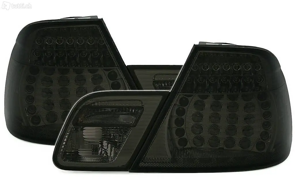 BMW M3 e46 Heckleuchten schwarz LED mit E Prüfzeichen