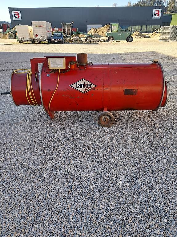 Warmluftheizung, Warmuftofen, Bauheizung, Heizkanone