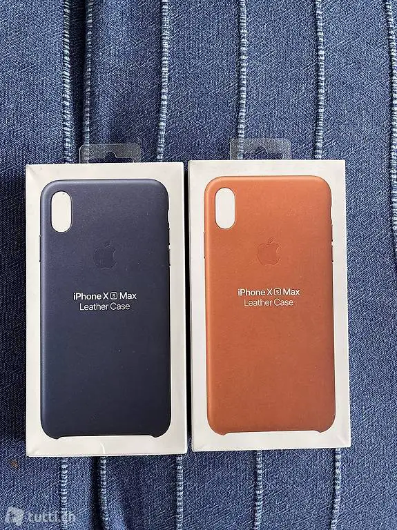 Cover originali Apple in pelle per iPhone XS Max
