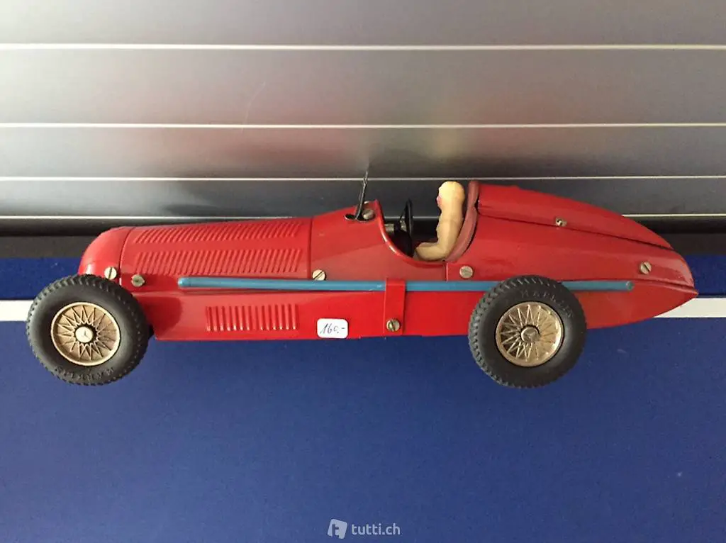 Blechauto Mercedes Rennwagen