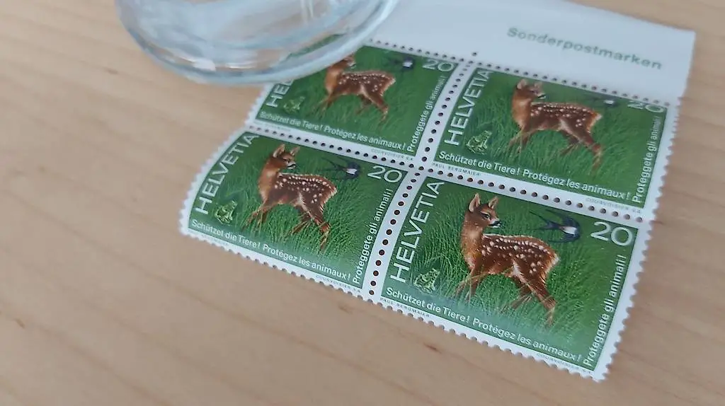 4 Briefmarken
