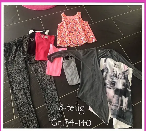 Modernes Set für Girls Gr.134-140 (8 Teile)