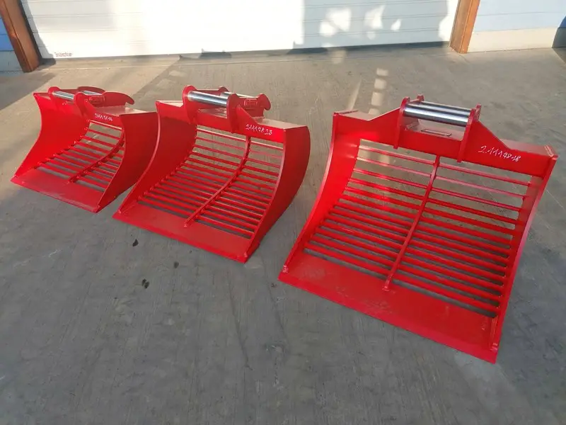 Bagger Gitterlöffel/Sieblöffel Geel