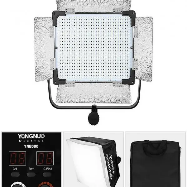  YONGNUO YN6000 Professional 600 LED-Videoleuchte