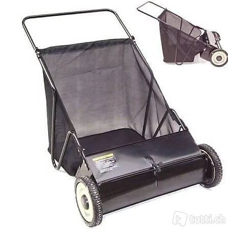  Neu Rasenkehrmaschine Kehrmaschine 65cm Handkehrmaschine