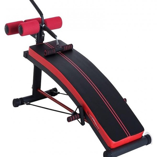  Trainingsbank Sit-Up-Bank Bauchtrainer Schwarz