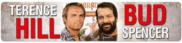 Strassenschild-Bud Spencer.-Terence Hill