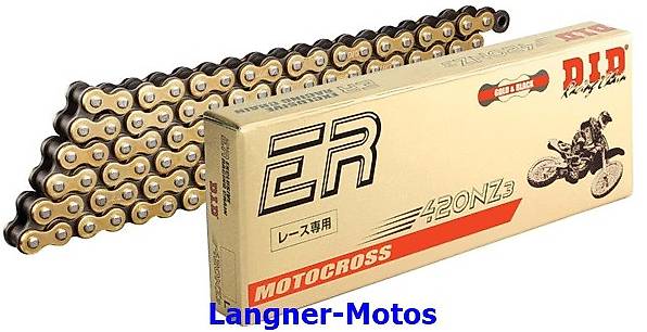 Motocross Kette DID 420 NZ3 (G&B) 130 Gl. Clips. Aprilia SX