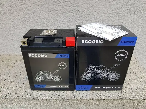 Motorradbatterie, YB14L-A2, AGM, NEU, auch SA / SO