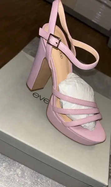 High Heels Gr 39 light pink