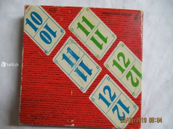  Kartenspiel, Legespiel, Rechnungsspiel, von CARLIT