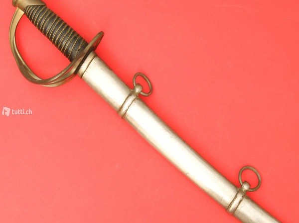  "Ames" Säbel mit Stahlscheide - Reproduktion