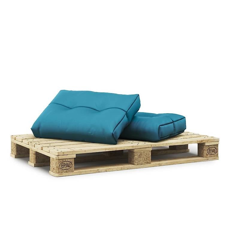 Palettenkissen Rückenkissen 2er-Set 55 x 3