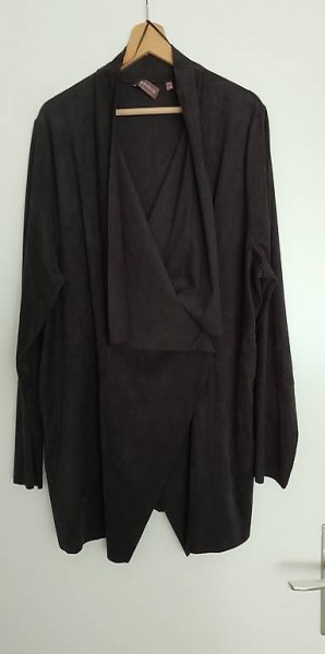 neue Jacke Bluse Gr. 48 schwarz