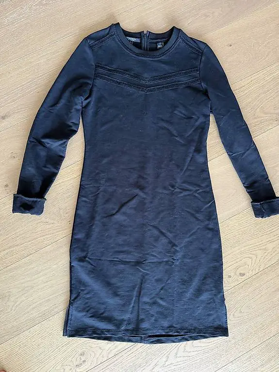 Scotch & Soda Kleid Gr. M schwarz Shirtkleid