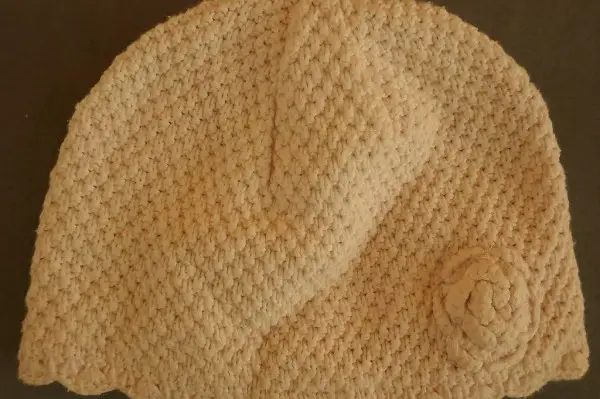 Hellrosa Babymütze, Gr. 1.5-2 Jahre