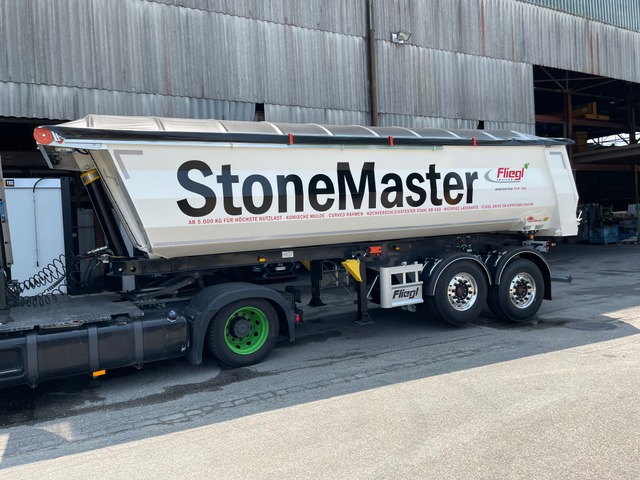 FLIEGL, Fliegl Kippsattelauflieger ZHKS 350 24.5, Rückwärtskipper