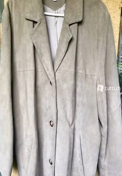 Damen Leder Jacke neu Grösse 40 beige