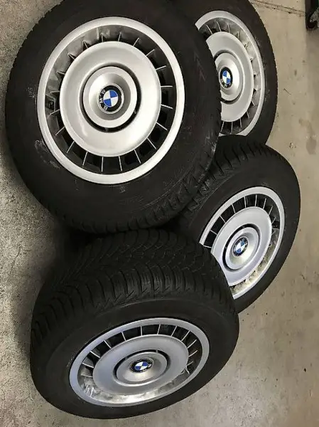  4X ORIGINAL STAHL FELGEN BMW E 36- E 46 / M+S / 195.65. R15