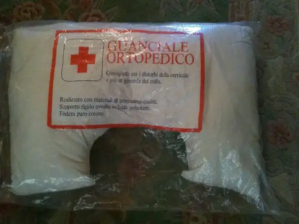 guanciale ortopedico per cervicale