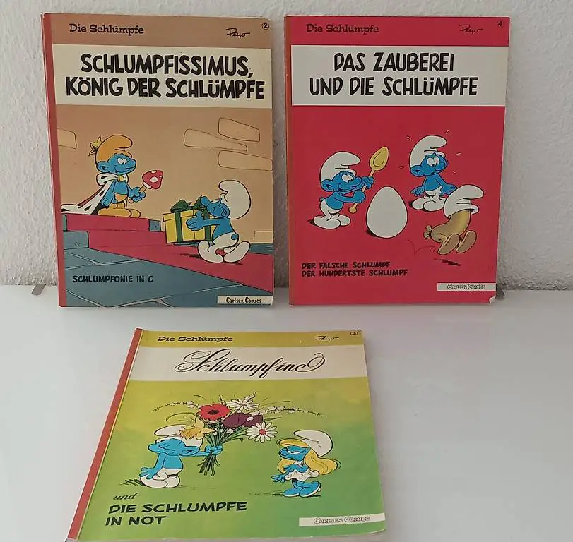Schlümpfe Comics Nr. 2,3,4