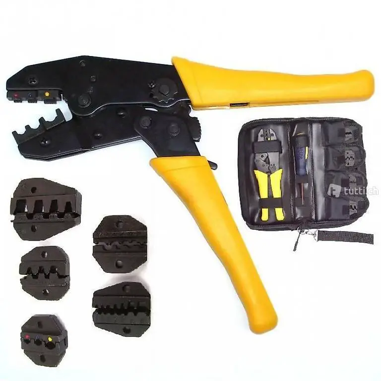  Crimpzange + 5 Einsätze
