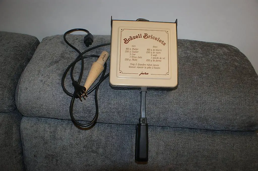 JURA Brezeleisen, Bräzeli Bricelets Jura / Typ 142