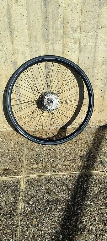 Ruota posteriore bici da corsa disc