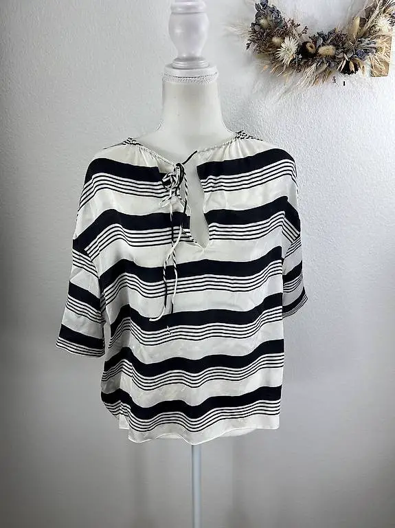 Seidenbluse von Balenciaga Grösse 36