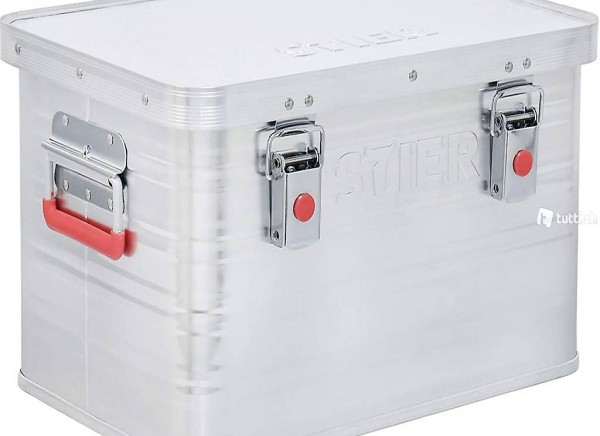  Alubox, Aluminiumbox 30L, Staub- und spritzwasserresistent