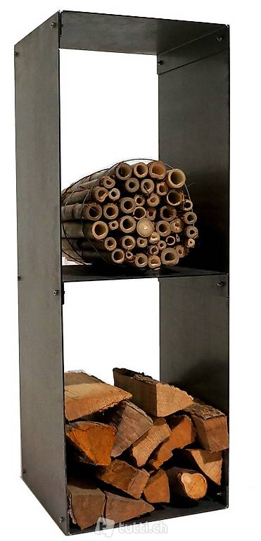  Brennholz Gestell, Stahl, 35 x 36 x 100cm