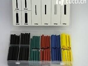  120 tlg. Schrumpfschlauch Sortiment Bunt 4-5-7-8 mm