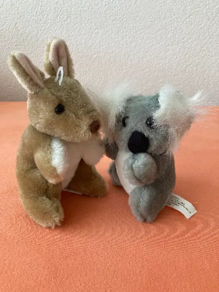 Ein süsses Pärchen - Plüsch Känguru und Koala