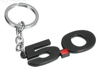  Mustang Schwarz 5.0 Schlüsselanhänger